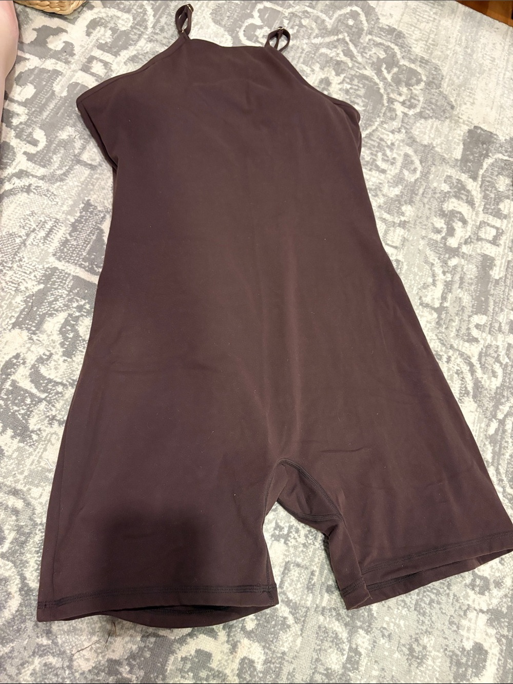 BuffBunny dark brown romper